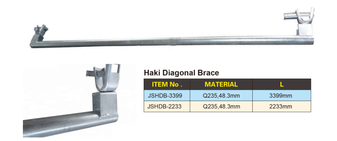 Haki System Scaffolding Diagonal Brace